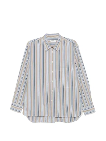 Pruhovaná košile Universal Works modrá