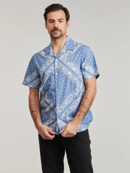 Košulja Tommy Jeans plava