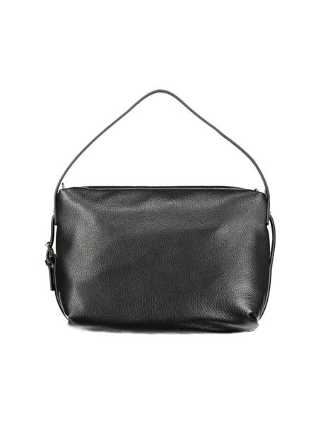 Lniana torebka Valentino Bags czarna