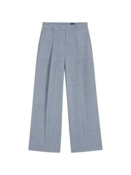 Pantaloni Boss plisate albastru