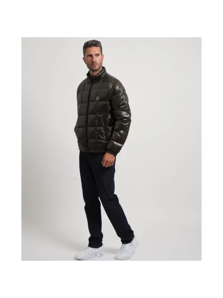 Kurtka puchowa Armani Exchange szara