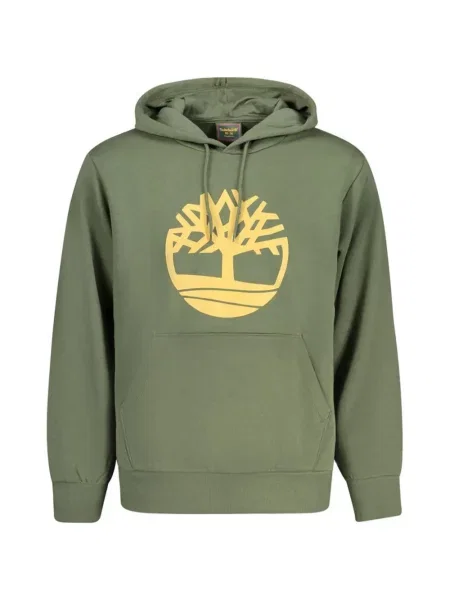 Hanorac cu glugă Timberland cu imagine verde