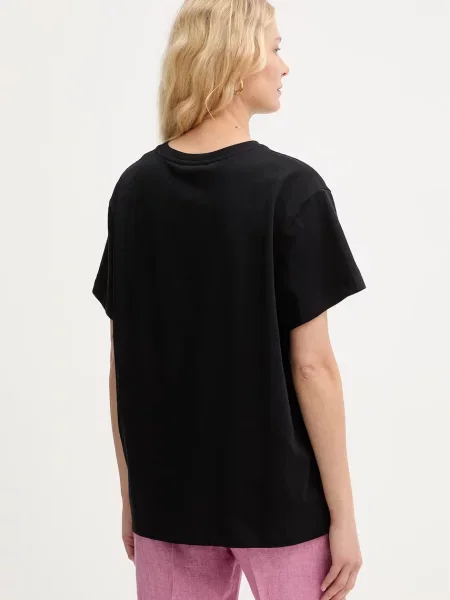 Twinset Póló basic női fekete