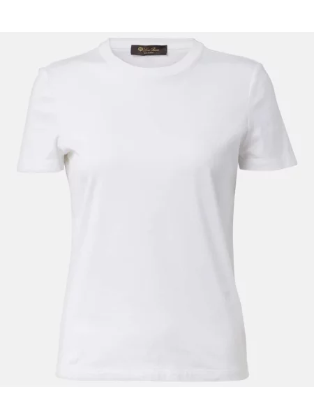 Cropp tricou Loro Piana alb