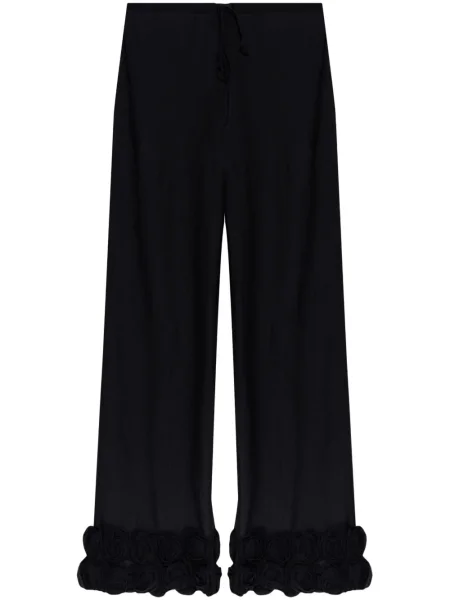 Spodnie Oséree w kwiatki czarne