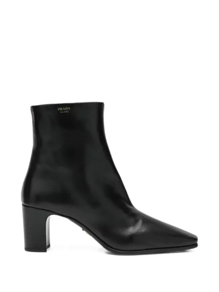 Botine Prada din piele negru