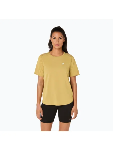 Дамска тениска за бягане ASICS Road Top lemongrass жълто