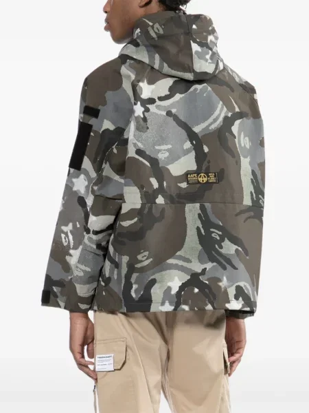Geacă Aape By A Bathing Ape cu petice verde
