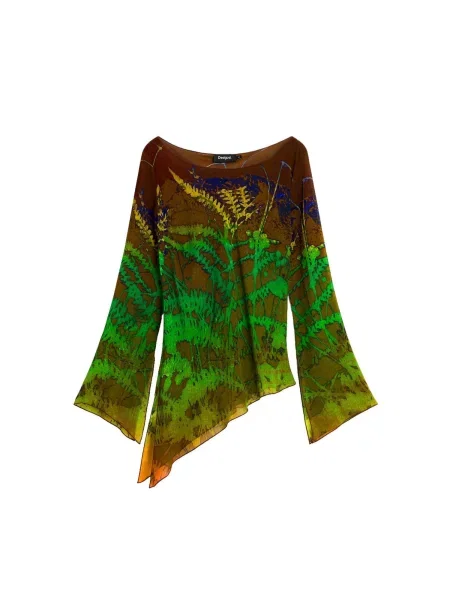 Desigual Tricou C. Lacroix / mai multe culori verde