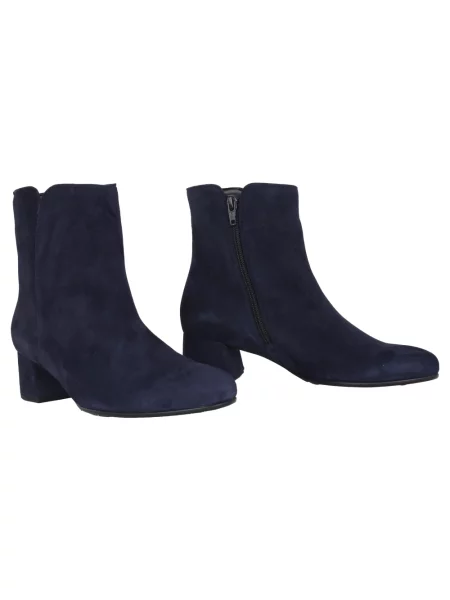 Buty do kostki Gabor zamszowe biznesowe niebieskie