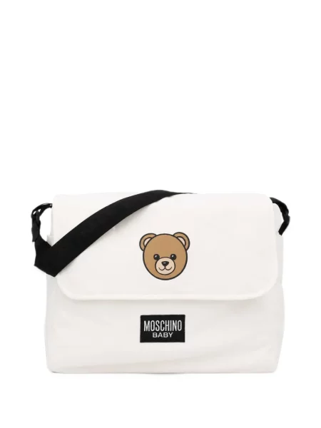 Rankinė per petį Moschino balta