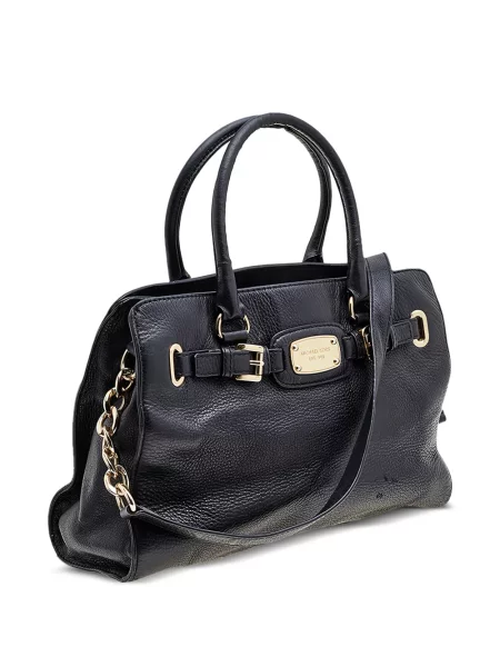 Geantă shopper Michael Michael Kors cu autograf negru