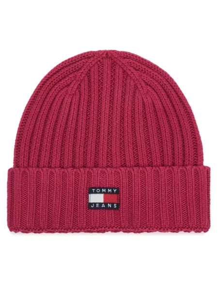 Tommy Hilfiger Czapka Heritage ciemny różowy