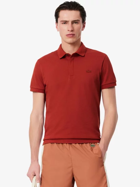 Поло Lacoste коричневое
