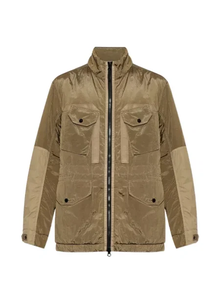 Geacă Stone Island cu strasuri maro