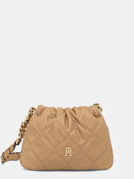 Tommy Hilfiger geantă crossbody pentru femei bej