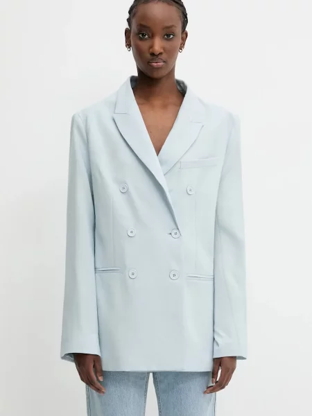 Fiorucci sacou de lână Double Breasted cu doua randuri de uni