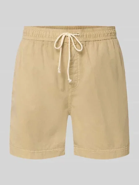 Szorty o kroju regular fit z elastycznym pasem model SUNFADED' Gant beżowe