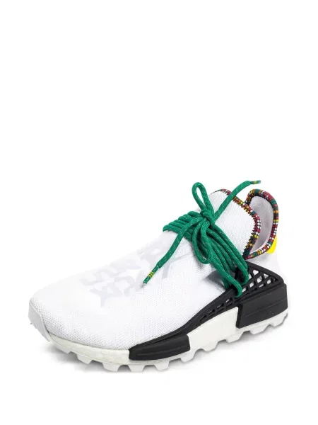Sneakerși Adidas By Pharrell Williams din dantelă alb