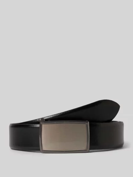 Pasek skórzany ze sprzączką zaciskową model KOPPEL BASIC' Lloyd Men's Belts czarny