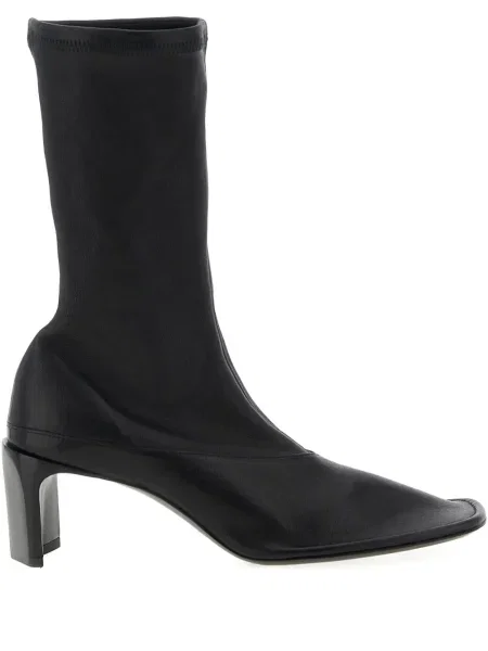 Botine Jil Sander din piele negru