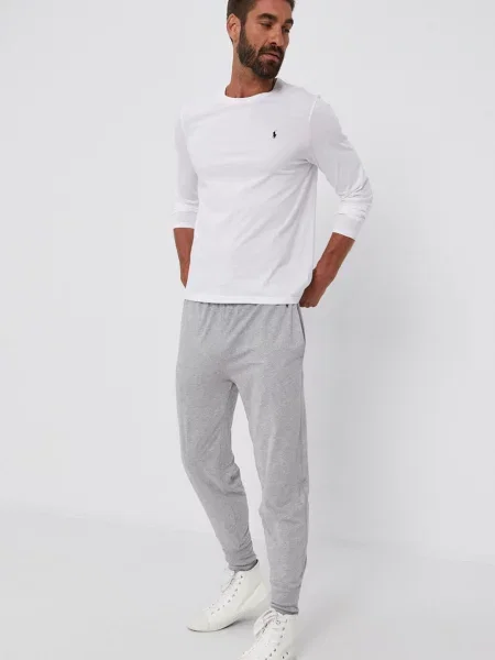 Лонгслів Polo Ralph Lauren гладкий білий