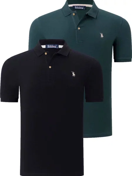 Tricou polo Dewberry negru