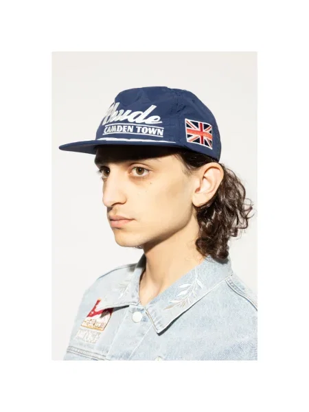 RHUDE czapka z daszkiem Camden Town granatowy niebieska
