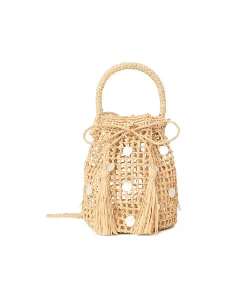 Torebka bucket Alanui beżowa