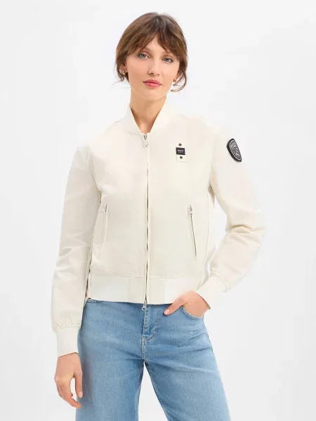 Blauer Bluza Laurie Kobiety jednolity S biały
