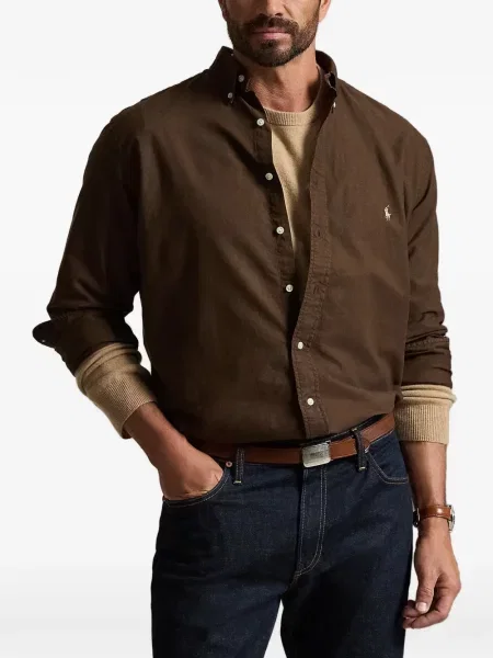 Polo Polo Ralph Lauren από διχτυωτό καφέ