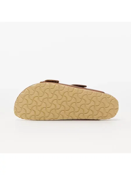 Pantofi Birkenstock din piele cu cataramă maro