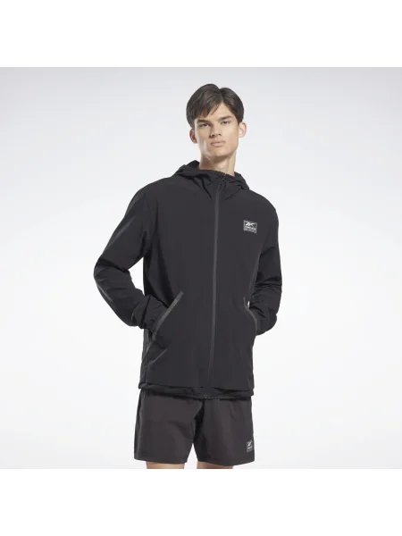 Tréningová bunda Reebok Performance Certified Vector čierna