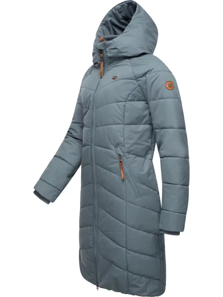 Ragwear Zimski plašč Dizzie dimno / karamel modra
