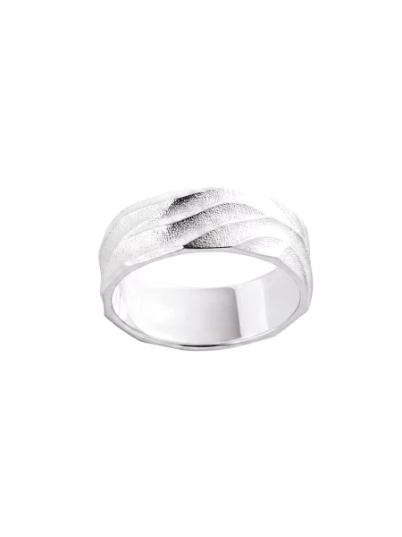REYTEL Inele FLOW argintiu
