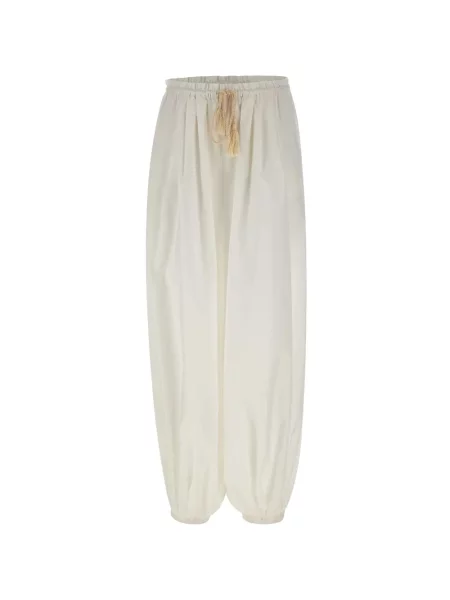 Șnur de strângere pantaloni The Garment alb