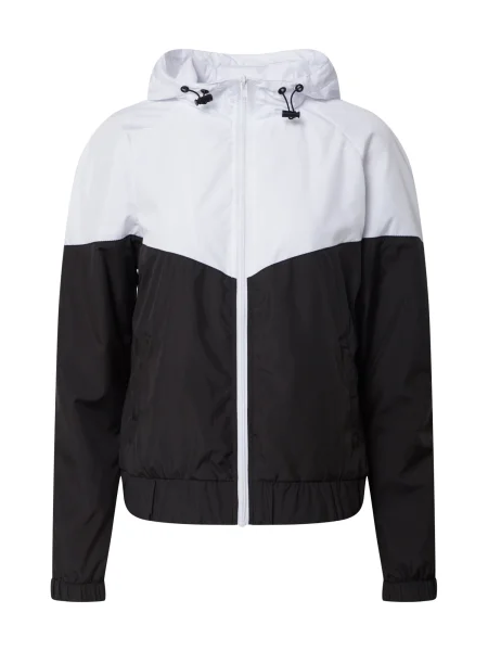 Urban Classics Přechodná bunda černá bílá
