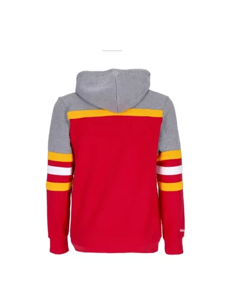 Bluza z kapturem Mitchell & Ness czerwona