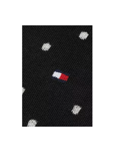 Skarpety z nadrukiem z logo w zestawie 3 szt. Tommy Hilfiger czarne