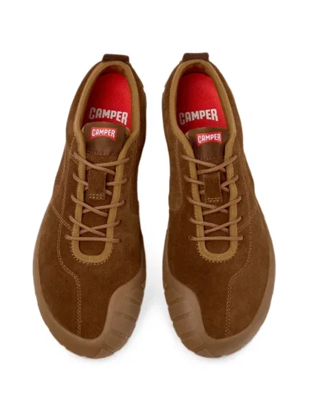 Sneakerși Camper din piele de căprioară maro