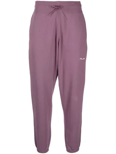 Pantaloni de trening Rlx Ralph Lauren cu broderie violet