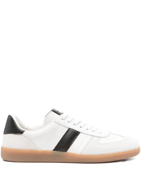 Sneakerși Tom Ford din piele alb