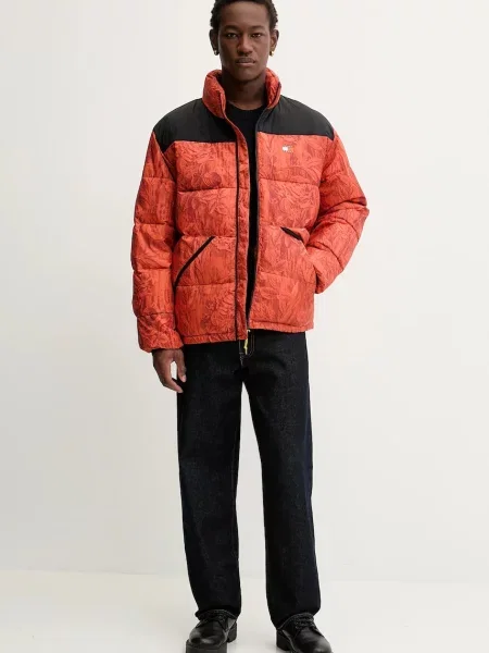 Tommy Jeans geacă portocaliu