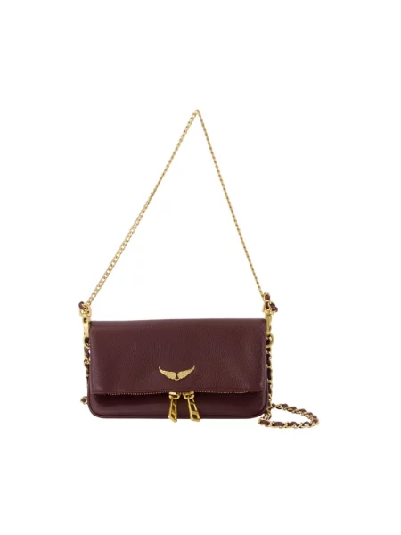 Torebka crossbody Zadig & Voltaire skórzana czerwona