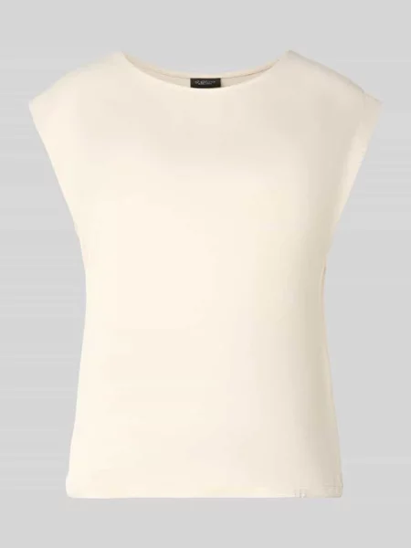 Bluzka o kroju relaxed fit z mieszanki S.oliver Black Label beżowa