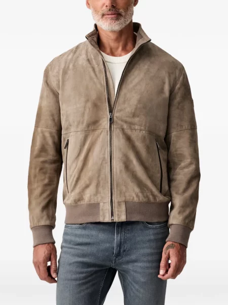 Geacă bomber Joop! din piele de căprioară