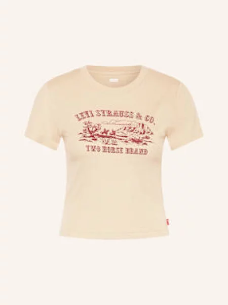 Levi's® T-Shirt beige beżowa