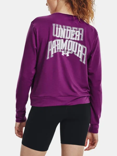 Frottír melegítő felső Under Armour lila