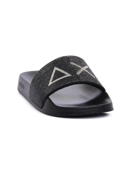 Papuci de casă Sun68 cu autograf negru