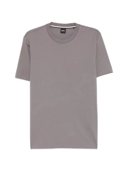 Tricou Boss cu autograf gri